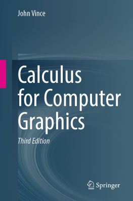 John Vince - Calculus for Computer Graphics