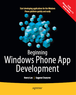 Henry Lee - Beginning Windows Phone 7 development