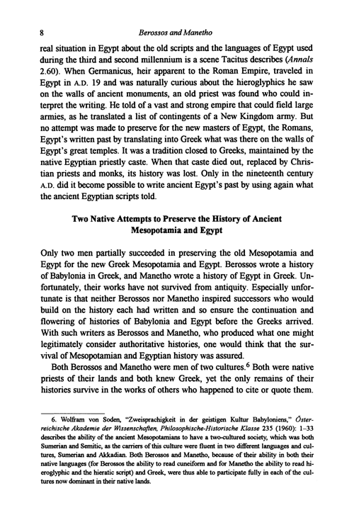 Berossos and Manetho Introduced and Translated Native Traditions in Ancient Mesopotamia and Egypt - photo 23