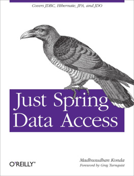 Madhusudhan Konda - Just Spring data access