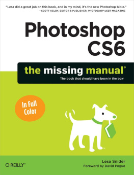 Lesa Snider Photoshop CS5 : the missing manual