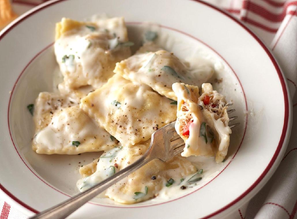 Heres a ravioli appetizer recipe thats infused with Asian flavors served with - photo 8