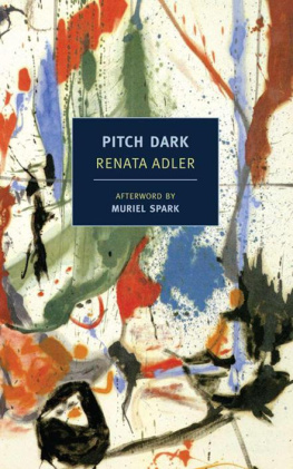 Renata Adler - Pitch Dark