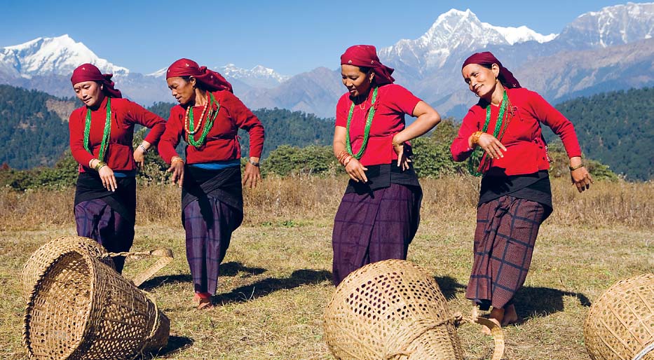 Gurung women performing a traditional dance ANDREW BAINLONELY PLANET IMAGES - photo 5