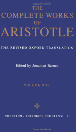 Aristotle (Author) - The Complete Works of Aristotle: The Revised Oxford Translation (2 Volume Set)