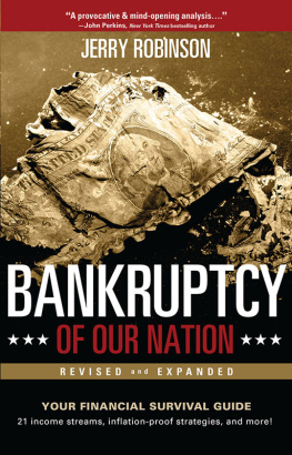 Jerry Robinson Bankruptcy of our nation