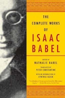 Isaac Babel The Complete Works of Isaac Babel