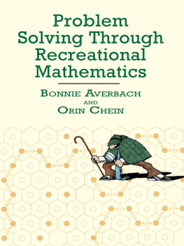 Bonnie Averbach - Problem solving through recreational mathematics