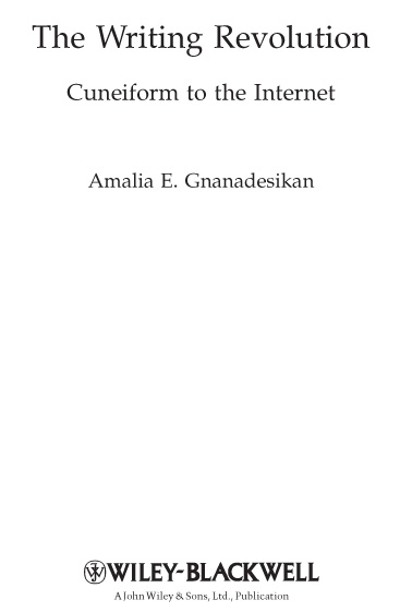 This edition first published 2009 2009 Amalia E Gnanadesikan Blackwell - photo 2