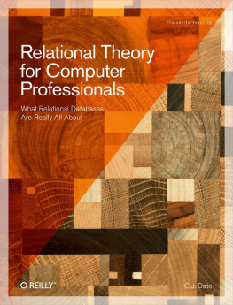 C.J. Date - Relational Theory for Computer Professionals