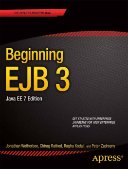 Jonathan Wetherbee Beginning EJB 3: Java EE 7 edition