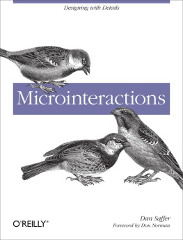 Dan Saffer - Microinteractions: Designing with Details