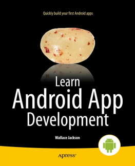 Wallace Jackson - Learn Android App Development