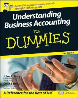 Colin Barrow Understanding business accounting for dummies (UK edition)