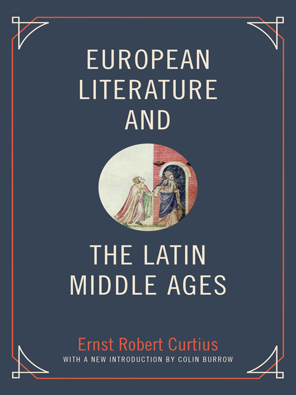 European Literature and the Latin Middle Ages - image 1