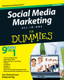 Jan Zimmerman - Social media marketing all-in-one for dummies