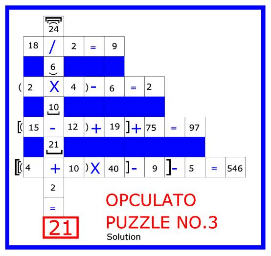 Opculato Mathematical Puzzle Book The arithmetic operator calculation puzzle game - photo 9