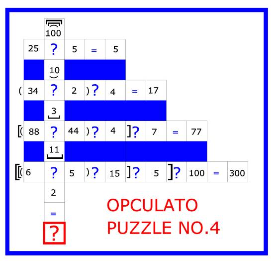 Opculato Mathematical Puzzle Book The arithmetic operator calculation puzzle game - photo 10