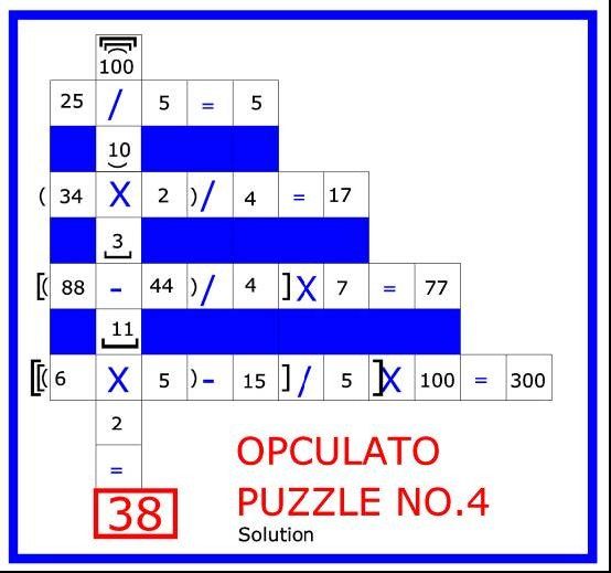 Opculato Mathematical Puzzle Book The arithmetic operator calculation puzzle game - photo 11