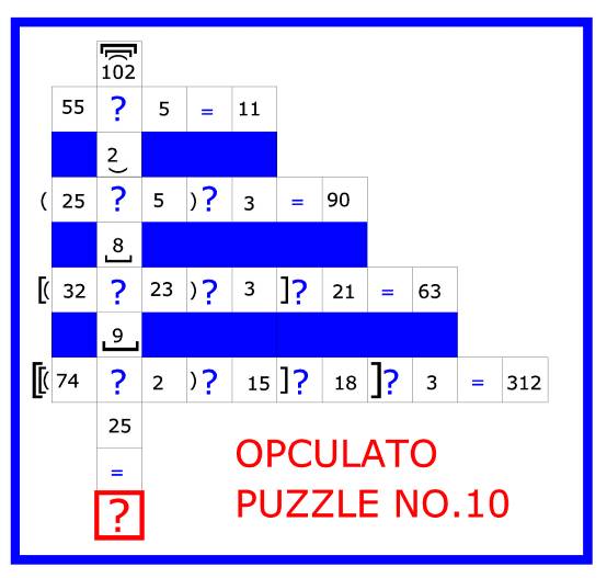 Opculato Mathematical Puzzle Book The arithmetic operator calculation puzzle game - photo 22