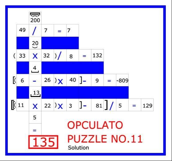 Opculato Mathematical Puzzle Book The arithmetic operator calculation puzzle game - photo 25