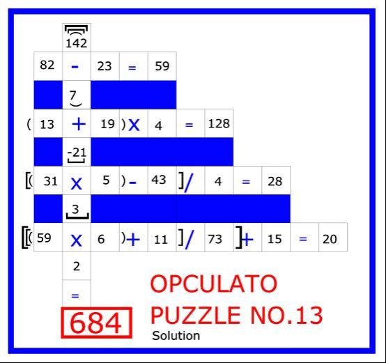 Opculato Mathematical Puzzle Book The arithmetic operator calculation puzzle game - photo 29