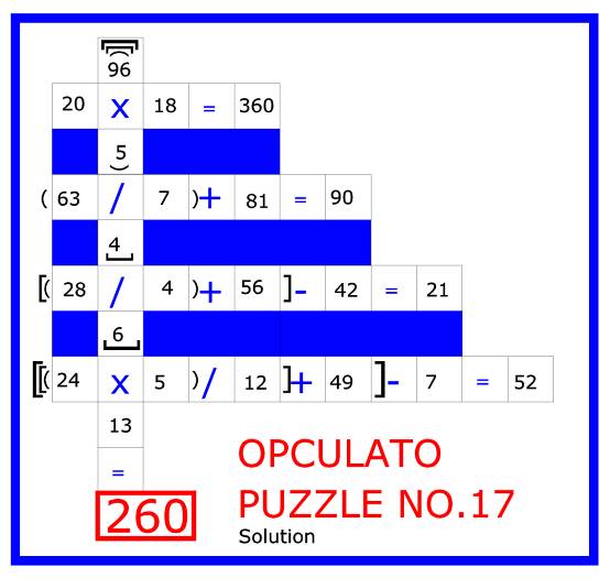 Opculato Mathematical Puzzle Book The arithmetic operator calculation puzzle game - photo 37