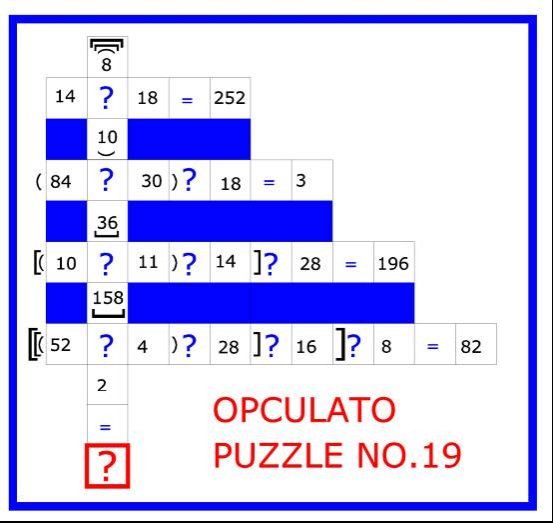 Opculato Mathematical Puzzle Book The arithmetic operator calculation puzzle game - photo 40