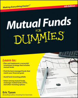 Eric Tyson - Personal finance for dummies (three ebook bundle): Personal finance for dummies, Investing for dummies, Mutual funds for dummies