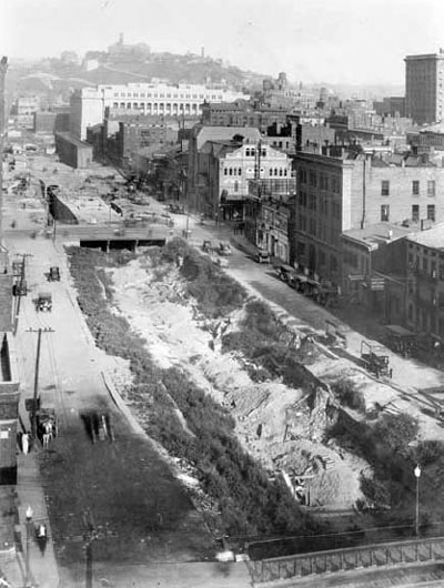 Summer 1920 view of drained canal and Section One subway work Courtesy of the - photo 5