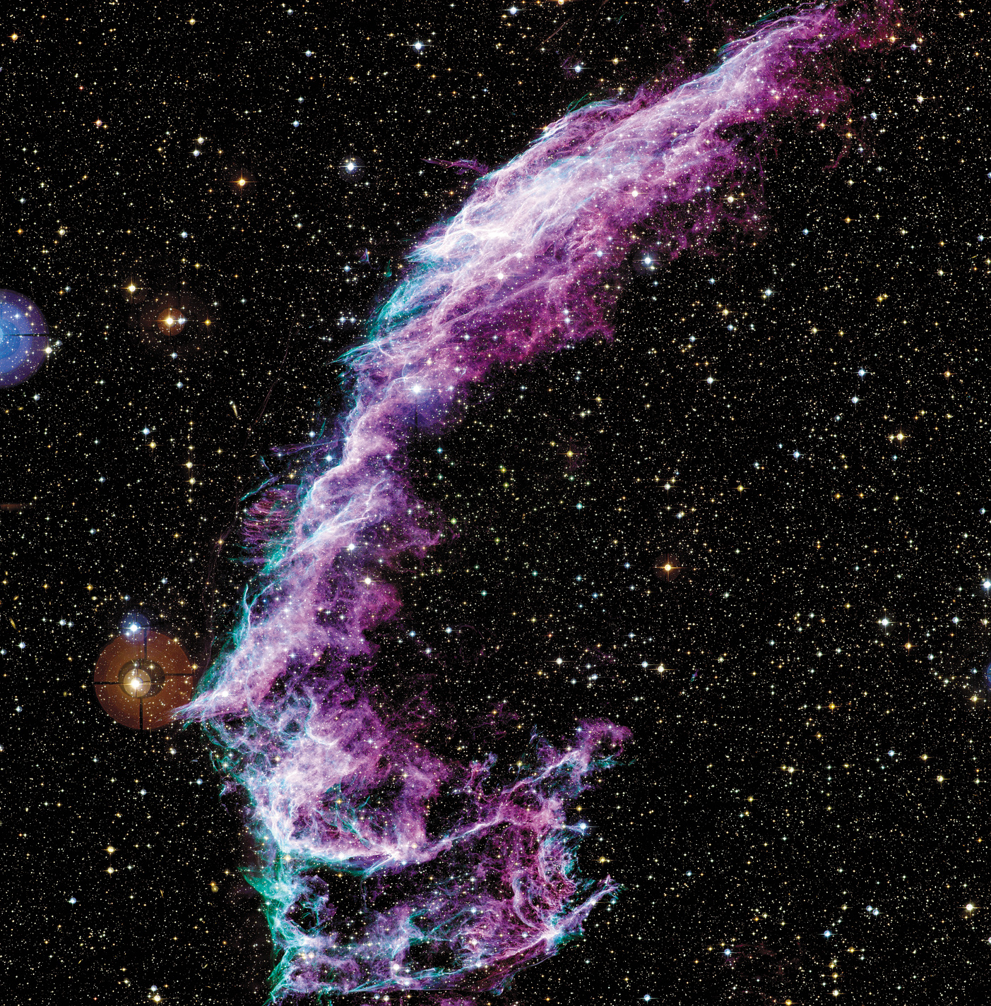 The Veil Nebula represents the remains of a star that exploded possibly between - photo 9