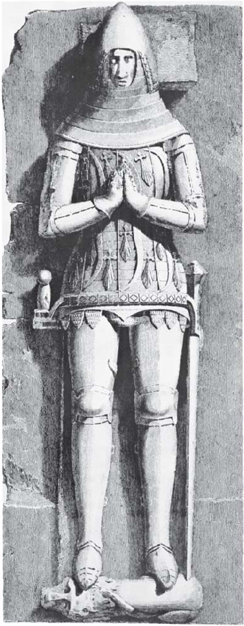 The effigy of a member of the Bowes family in the church of Dalton-le-Dale Co - photo 4