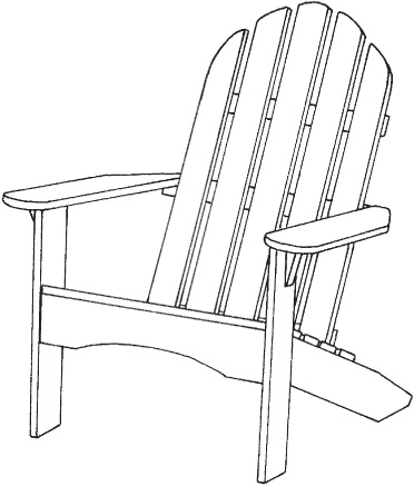 The Adirondack chair is a classic element of our rural landscapes It is - photo 2