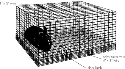 The basic all-wire hutch Front top back and sides are 1 2 wire Floor is 1 - photo 1