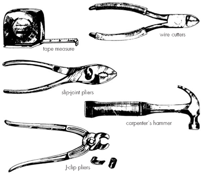 Tools for building all-wire hutches One pair of ordinary slip-joint pliers - photo 3