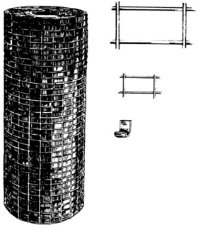 Materials for all-wire hutches 1 2 welded galvanized wire 1 wire and - photo 14