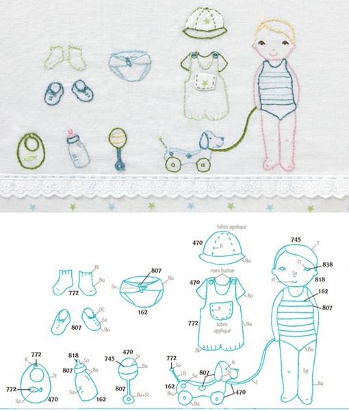 Embroidery pour le Bebe 100 French Designs for Babies and the Nursery - photo 3