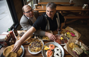 Nick Zukin right is the Zuke in Kenny and Zukes Delicatessen and a prominent - photo 1