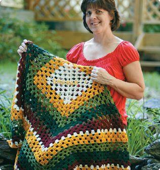 My daughter is still proud of the first granny square afghan she ever made My - photo 5