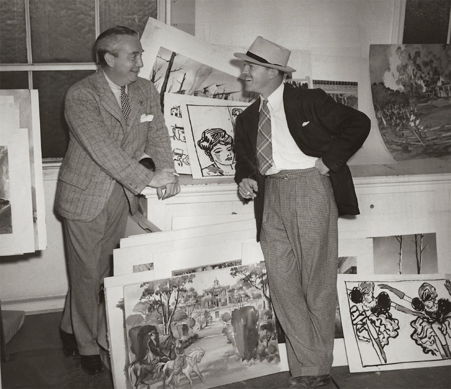 Production designer William Cameron Menzies and art director Lyle Wheeler in - photo 4