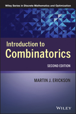 Martin J. Erickson - Introduction to Combinatorics