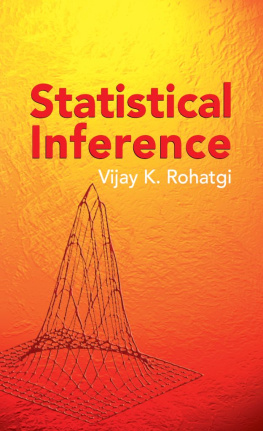 Vijay K. Rohatgi - Statistical Inference