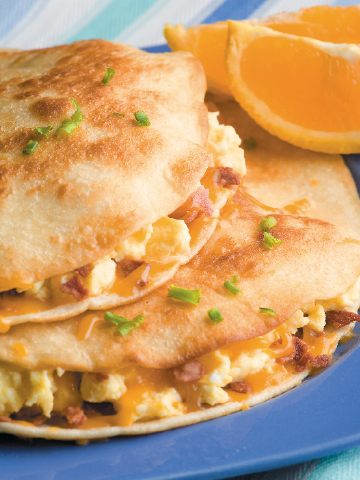 Egg Bacon Quesadillas Joshua Logan Corpus Christi TX My kids raved about - photo 1