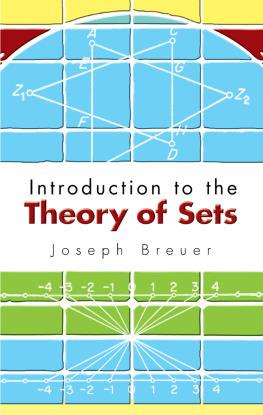 Joseph Breuer - Introduction to the Theory of Sets