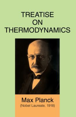 Max Planck Treatise on thermodynamics