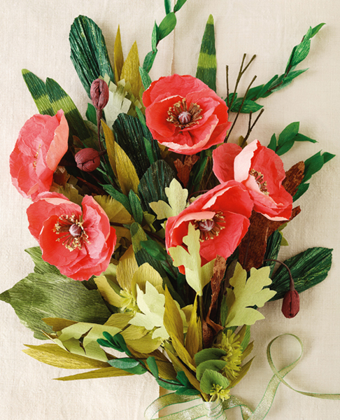 CUT-FROM-THE-GARDEN BOUQUET This lush bouquet is made with the coral poppies - photo 7