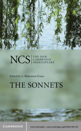 William Shakespeare The Sonnets