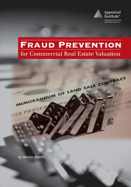 CFE Vernon Martin Fraud Prevention for Commercial Real Estate Valuation