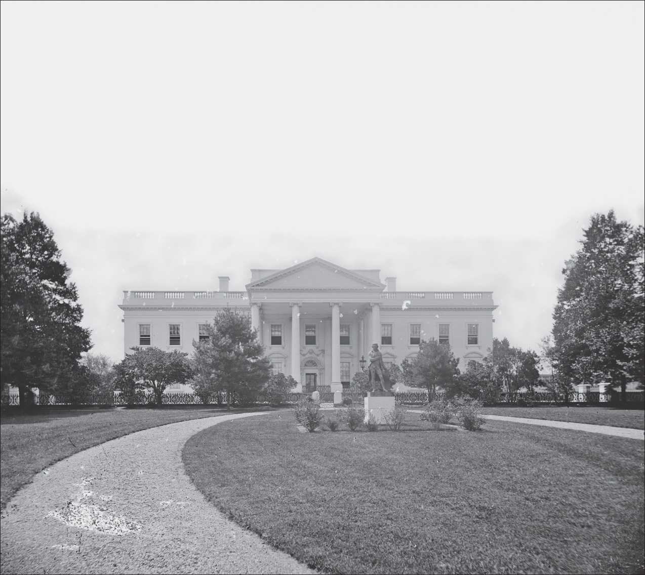 The White House around 1865 One Waiting for Mr Lincoln Heads turned when - photo 2