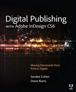 Sandee Cohen - Digital Publishing with Adobe InDesign CS6